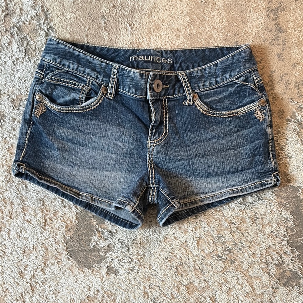 Maurices Women's Classic Blue Denim Shorts